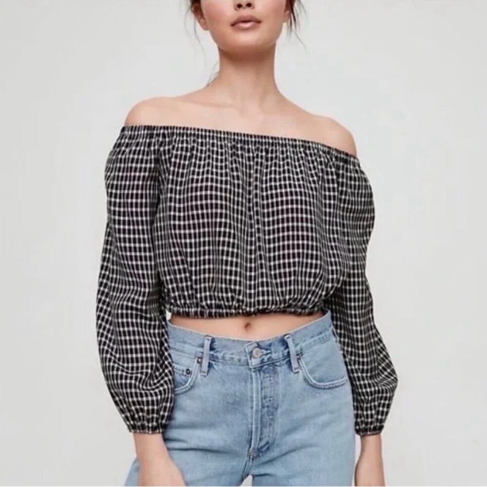 Aritzia Wilfred Eleanora Blouse Size M